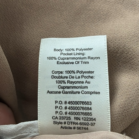 Wilfred Size 8 Darontal Pull-On Crepe Dress Pants - Picture 4 of 7